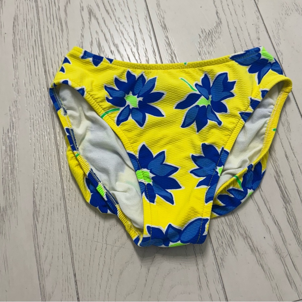 Jantzen Yellow and Blue Floral Swim Bottoms